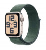 Умные часы Apple Watch SE (2024) 40mm Aluminum Case with Sport Loop Starlight/Lake Green