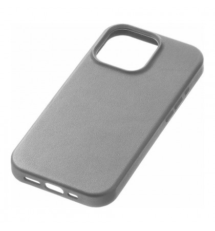 Чехол-накладка uBear Capital Leather Mag Case для смартфона Apple iPhone 16 Pro Max Grey