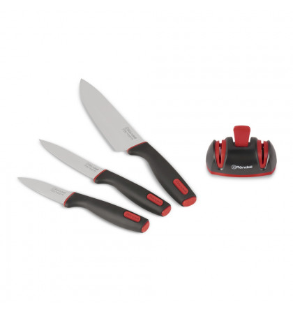 Набор кухонных ножей Rondell Urban RD-1011 Black/Red