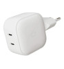 Сетевое зарядное устройство VLP G-Charge 45W 2xUSB-C PD+QC White