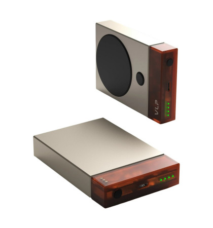 Внешний аккумулятор VLP NEO MagSafe, Qi2.2, 10000 mAh, 3A, USB-C, Amber Gray