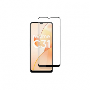 Защитное стекло 3D Full Glue Tempered (Realme C31) Black