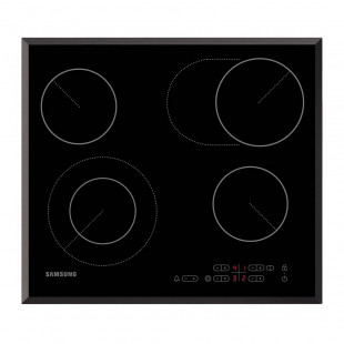 Электрическая варочная панель Samsung NZ64T3516BK/WT Black