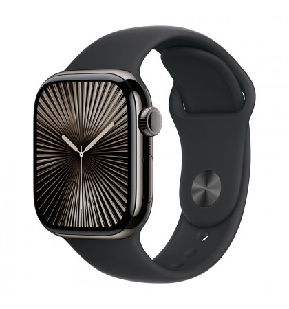 Умные часы Apple Watch Series 10 42mm Titanium Case with Sport Band S/M Slate/Black