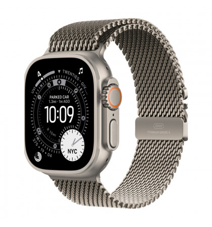Умные часы Apple Watch Ultra 3 49mm Titanium Case with Milanese Loop M Natural