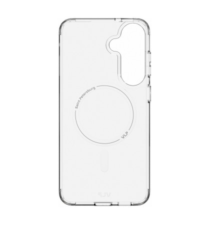 Чехол-накладка VLP Crystal Case с MagSafe для Samsung Galaxy S26 FE Clear