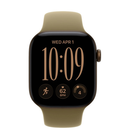 Умные часы Apple Watch Series 12 42mm Aluminium Case with Sport Band S/M Bronze/Olive