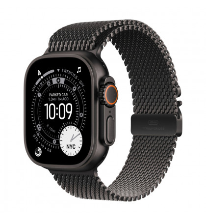 Умные часы Apple Watch Ultra 3 49mm Titanium Case with Milanese Loop M Black
