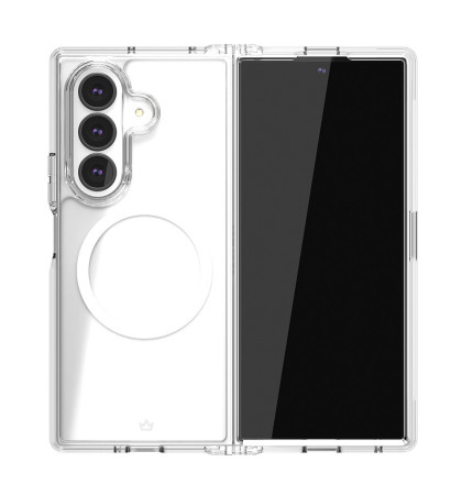 Чехол-накладка VLP Crystal Сase MagSafe для Samsung Galaxy Z Fold 7 Clear
