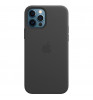 Чехол-накладка Apple Leather Case with MagSafe iPhone 12/12 Pro Black