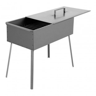 Коптильня двухъярусная Palisad Camping 500x270x175 мм Inox