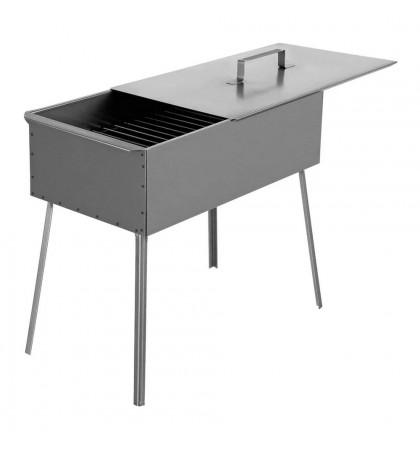 Коптильня двухъярусная Palisad Camping 500x270x175 мм Inox