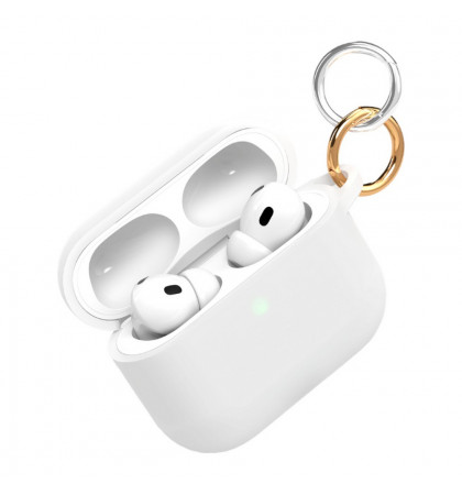 Чехол силиконовый VLP Charm Case для Apple AirPods Pro 3 White