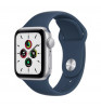 Умные часы Apple Watch SE 44mm Aluminum Case with Sport Band Silver/Blue