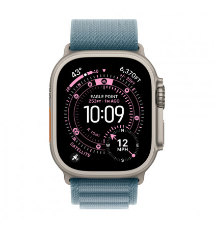 Умные часы Apple Watch Ultra 3 49mm Titanium Case with Alpine Loop M Light Blue