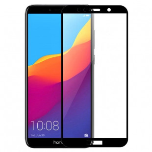 Защитная стеклопленка FullGlue (Honor 7C) Черная