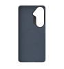 Чехол-накладка VLP Kevlar Сase MagSafe для Samsung S26 Blue
