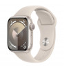 Умные часы Apple Watch Series 9 45mm Aluminum Case with Sport Band M/L Starlight