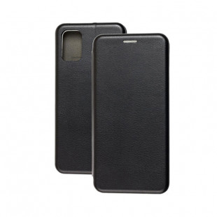 Книжка боковая основа силиконовая (Samsung Galaxy M31s) Черная