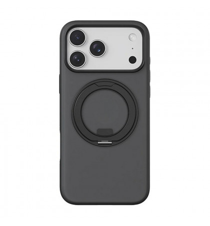 Чехол-накладка Comma Joy Elegant Magnetic 360 Rotating Stand Case для iPhone 17 Pro Black
