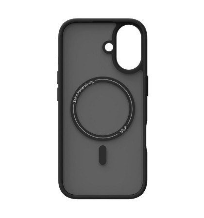 Чехол-накладка VLP Lite Bloom Case with MagSafe для смартфона Apple iPhone 17 Black