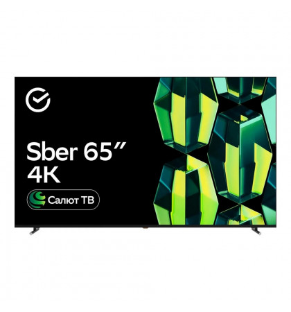 65" Телевизор Sber SDX-65U4121 Black
