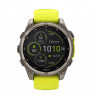 Умные часы Garmin Fenix 8 47mm Solar Sapphire Titanium Yellow