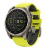 Умные часы Garmin Fenix 8 47mm Solar Sapphire Titanium Yellow