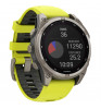 Умные часы Garmin Fenix 8 47mm Solar Sapphire Titanium Yellow