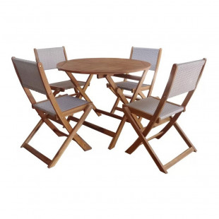 Набор садовой мебели Thinh Phu TP4093 5 предметов Brown/Gray