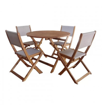 Набор садовой мебели Thinh Phu TP4093 5 предметов Brown/Gray