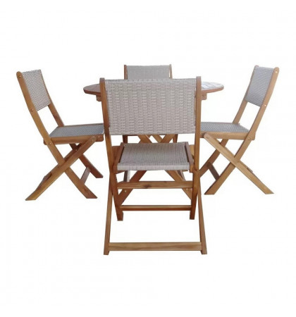 Набор садовой мебели Thinh Phu TP4093 5 предметов Brown/Gray