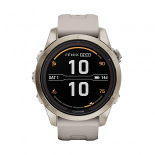 Умные часы Garmin Fenix 7S Pro Sapphire Solar Soft Gold
