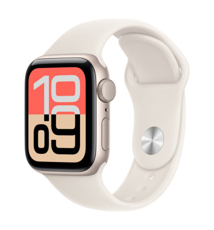 Умные часы Apple Watch SE 3 (2026) 40 mm Starlight Aluminum Starlight Sand Sport Band S/M