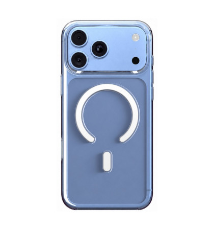 Чехол-накладка VLP Puro Case with MagSafe для Apple iPhone 18 Pro Max Transparent