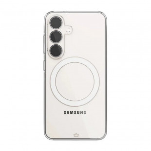 Чехол-накладка VLP Puro Case with MagSafe для смартфона Samsung Galaxy S25 Transparent
