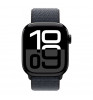 Умные часы Apple Watch Series 10 46mm Aluminum Case with Sport Loop Jet Black/Ink