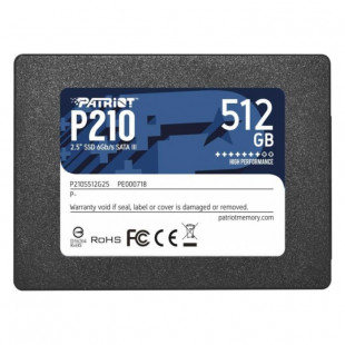 Твердотельный накопитель Patriot Memory 512 GB P210S512G25