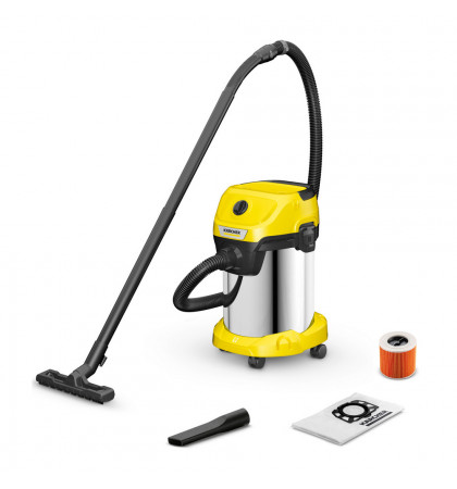 Строительный пылесос Karcher WD 3 S V-19/4/20 (YSY) Yellow