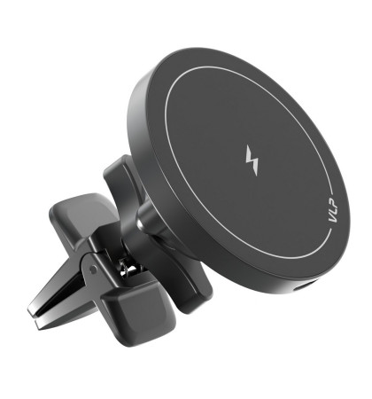 Автомобильный держатель VLP LITE Snap Charge Qi2, MagSafe Black