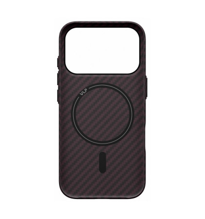 Чехол-накладка VLP Gride Case with MagSafe для Apple iPhone 18 Pro Dark Cherry