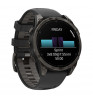 Умные часы Garmin Fenix 8 47mm Amoled Sapphire DLC Titanium Carbon Gray