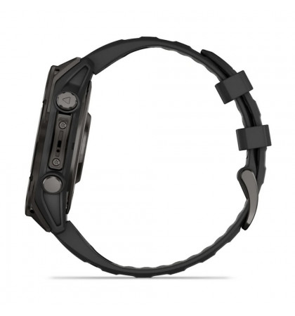 Умные часы Garmin Fenix 8 47mm Amoled Sapphire DLC Titanium Carbon Gray