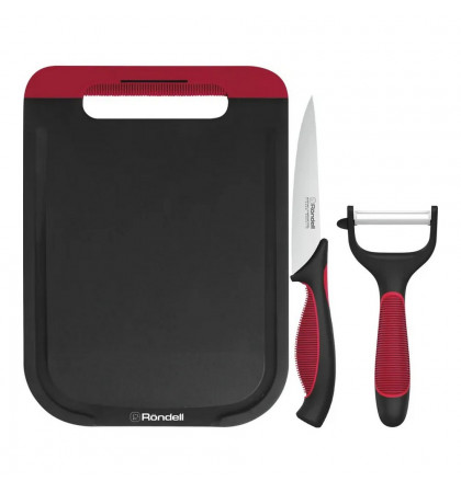 Набор кухонных ножей Rondell Arsenale RD-1892 Black/Red