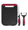 Набор кухонных ножей Rondell Arsenale RD-1892 Black/Red