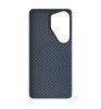 Чехол-накладка VLP Kevlar Сase MagSafe для Samsung S26 Ultra Blue