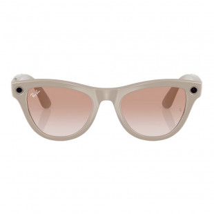 Умные очки Ray-Ban Meta Skyler RW4010 Shiny Chalky Gray/Gradient Cinnamon