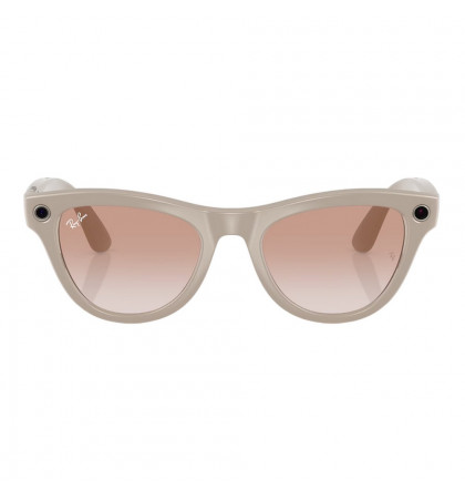 Умные очки Ray-Ban Meta Skyler RW4010 Shiny Chalky Gray/Gradient Cinnamon