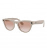 Умные очки Ray-Ban Meta Skyler RW4010 Shiny Chalky Gray/Gradient Cinnamon