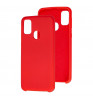 Накладка Soft Touch (Samsung Galaxy M21) Красная